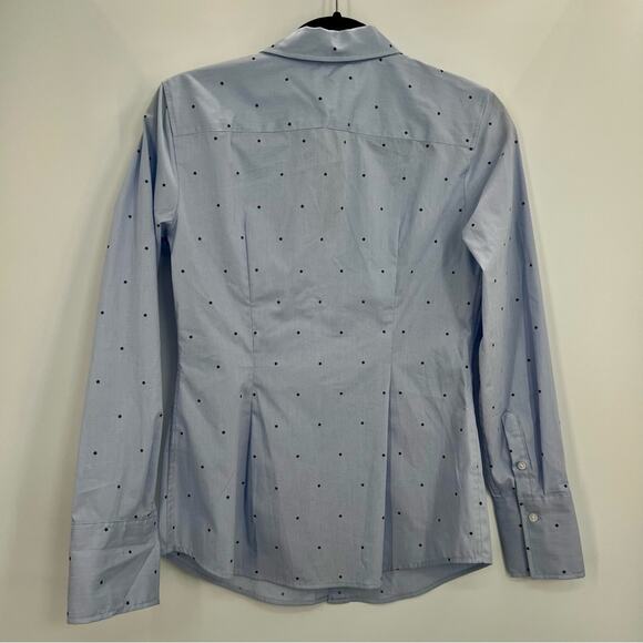 NWT Banana Republic Riley Tailored Fit Star Button Down Shirt Ling Sleeve US 2 - Picture 9 of 12